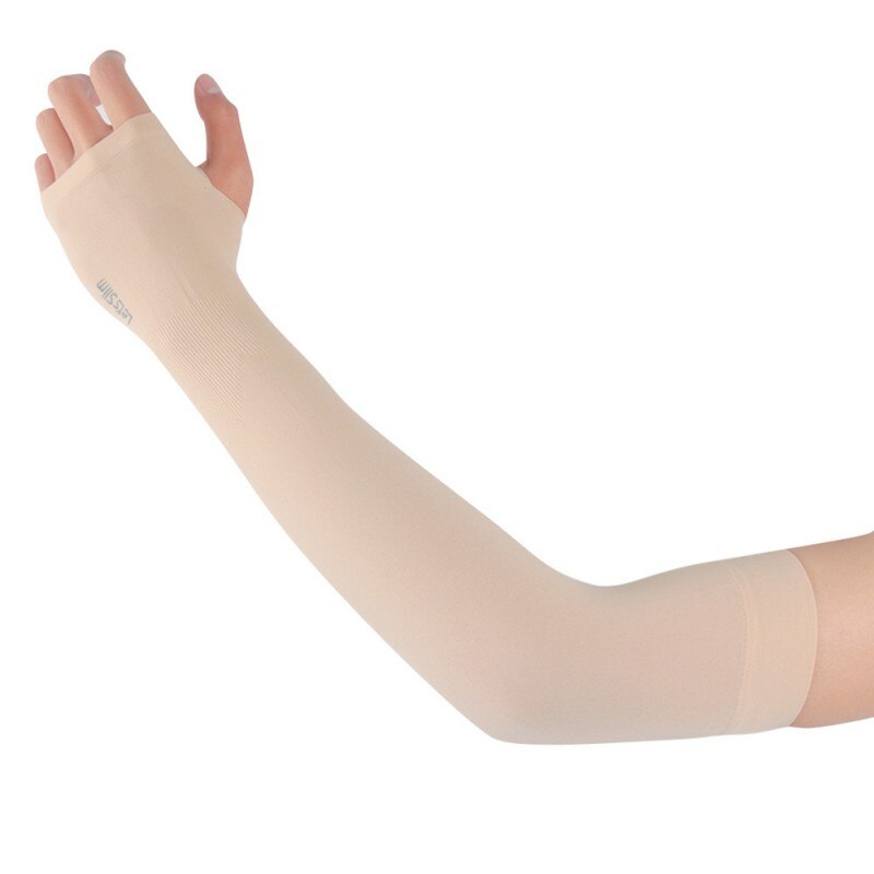 1 Pair Arm Sleeves Breathable Outdoor Cycling Running Arm Warmers Protectors For Sun Protection Sleeves Compression Unisex: LF