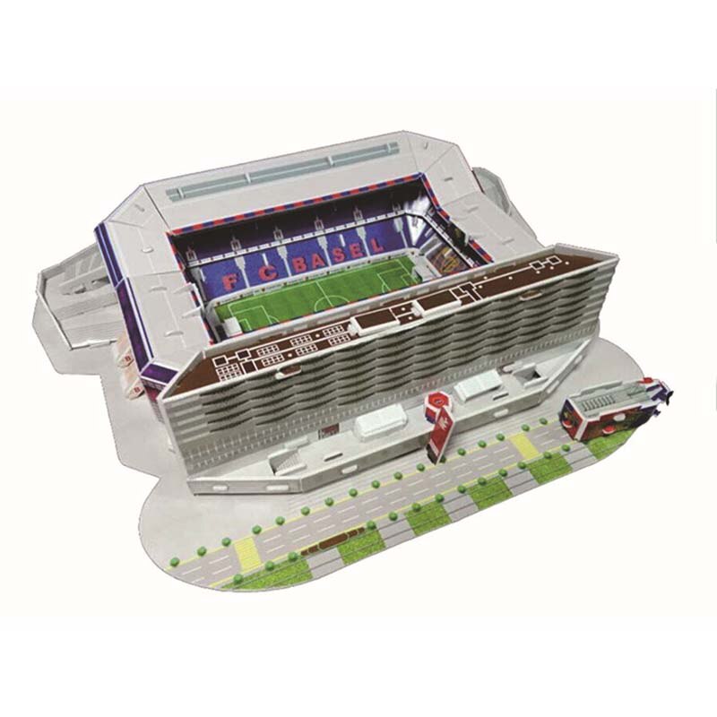 3D Stereo Puzzle Soccer stadium Russian football stadium children's puzzle DIY collage assembled toys