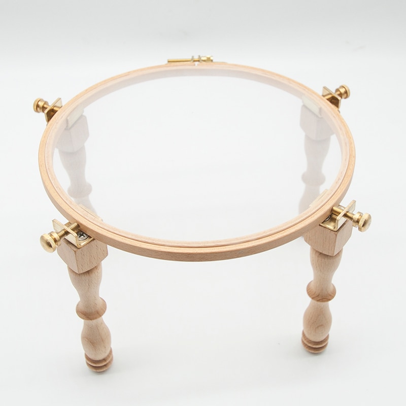 1pcs Embroidery Hoop Stand Leg DIY Handmade Cross Stitch Hoop Embroidery Ring Frame Portable Embroidery Tools