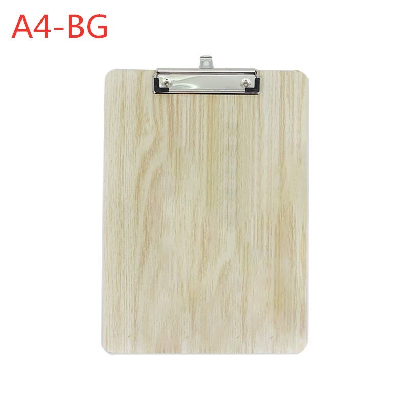 Portable A4 A5 Wooden Writing Clipboard File Hardboard Office School Stationery: Green