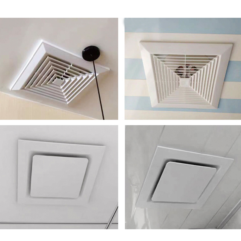 Dmwd Opgeschort Plafond Ventilator 6 Inch 8 Inch Woonkamer Badkamer Ventilatie Louvre Raam Ventilatie Uitlaat Fans Eu