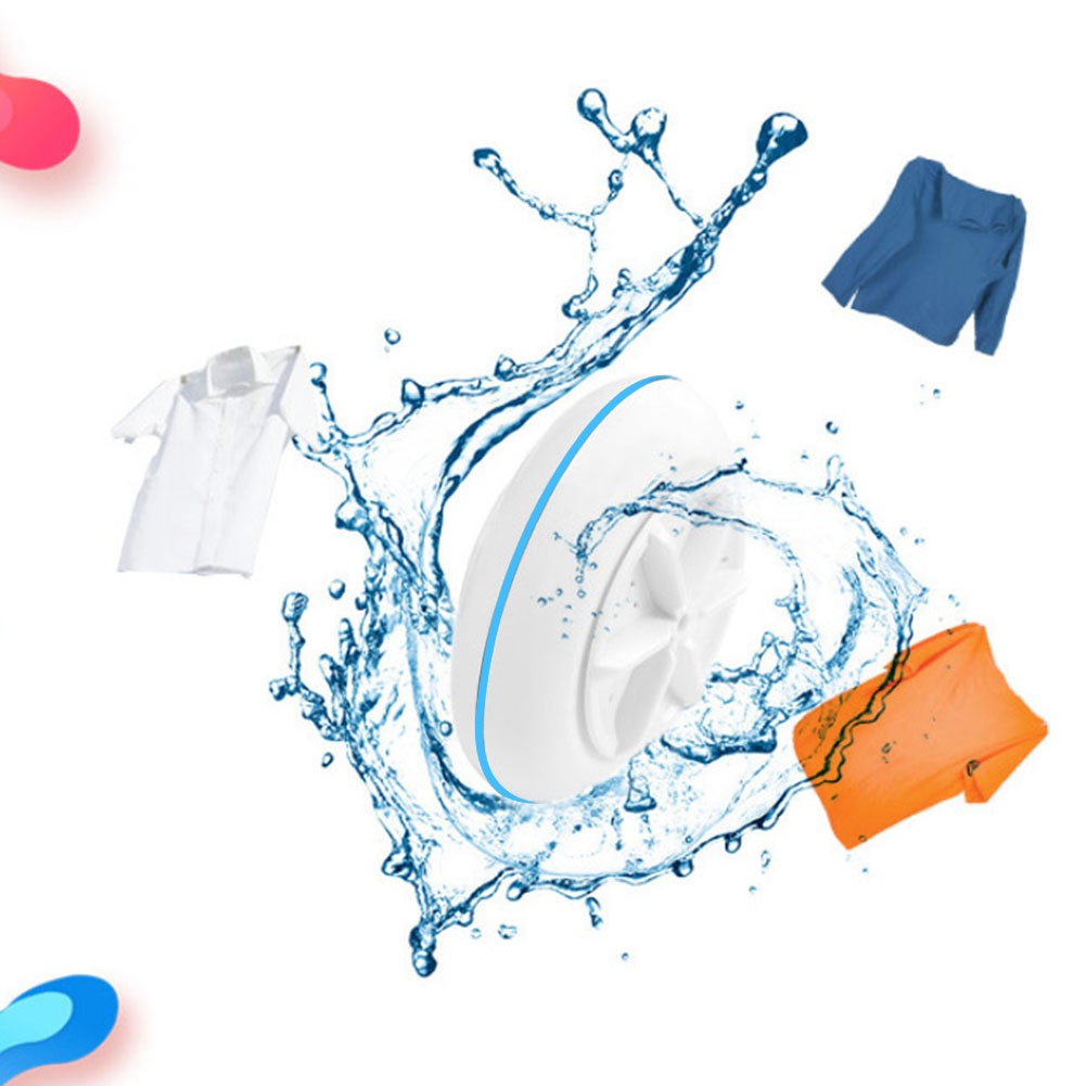 Bärbar mini ultraljud turbin tvättmaskin kläder tvätt enhet tvätt tvättmaskin för resor affärsresa usb tvätt
