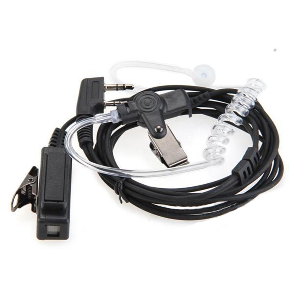 Etmakit Clear Tube Anti-Straling Beveiliging Headset Oortelefoon Voor Kenwood Walkie Talkie