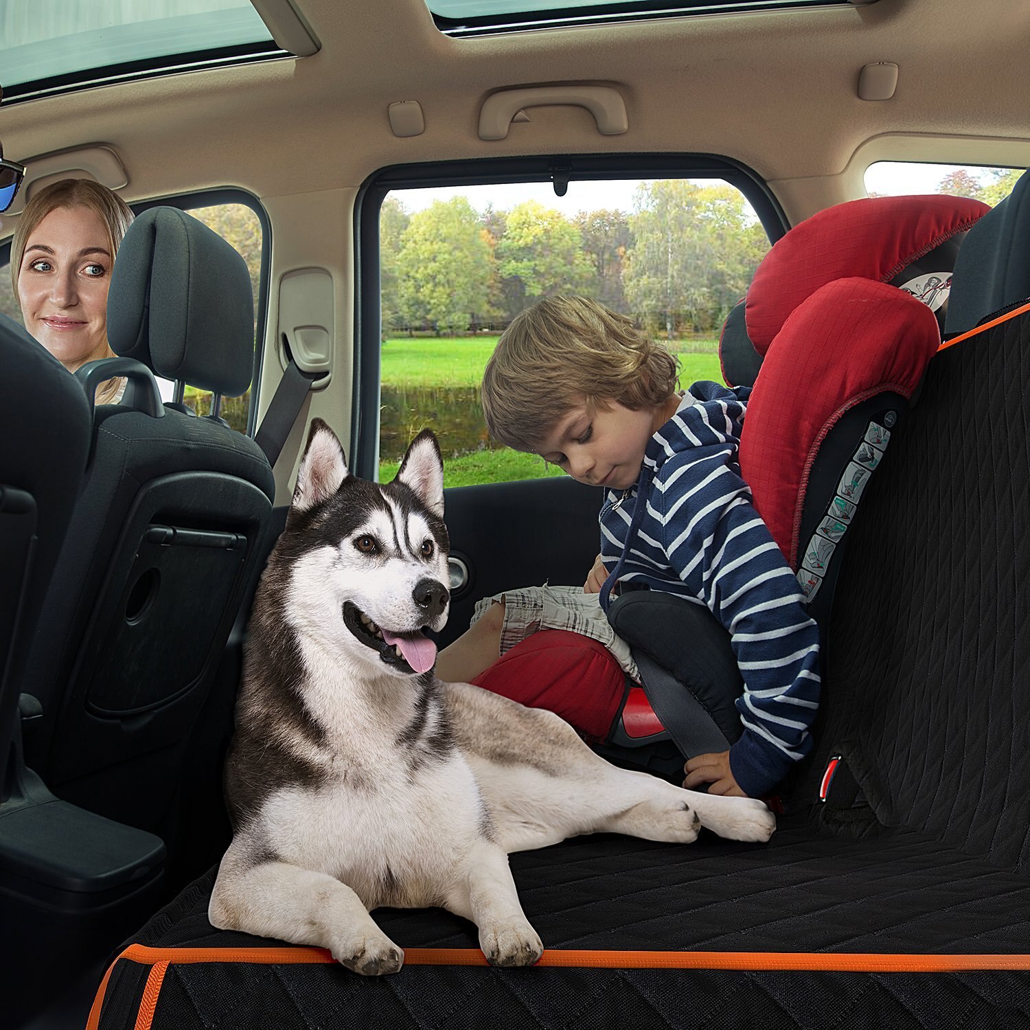 Praktische Oxford Huisdier Auto Stoelhoezen Waterdicht Terug Zitbank Auto Interieur Reizen Accessoires Auto Stoelhoezen Mat Voor Pet doen
