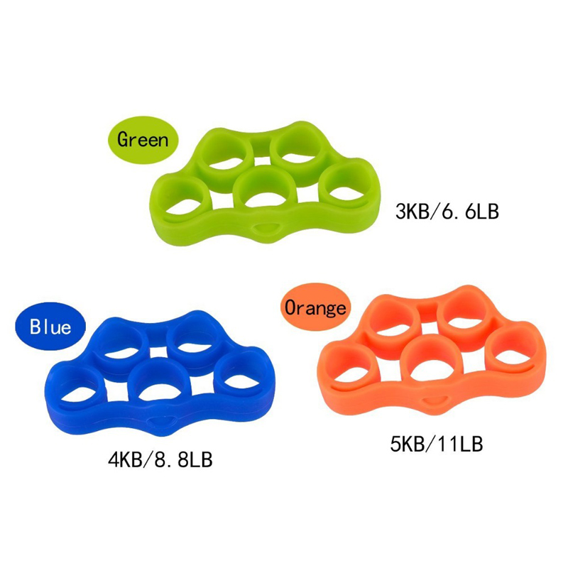 Fitness Silicone Finger Gripper Strength Trainer Finger Stretcher Expander Exercise For Elders Students Athletes Muscle Training