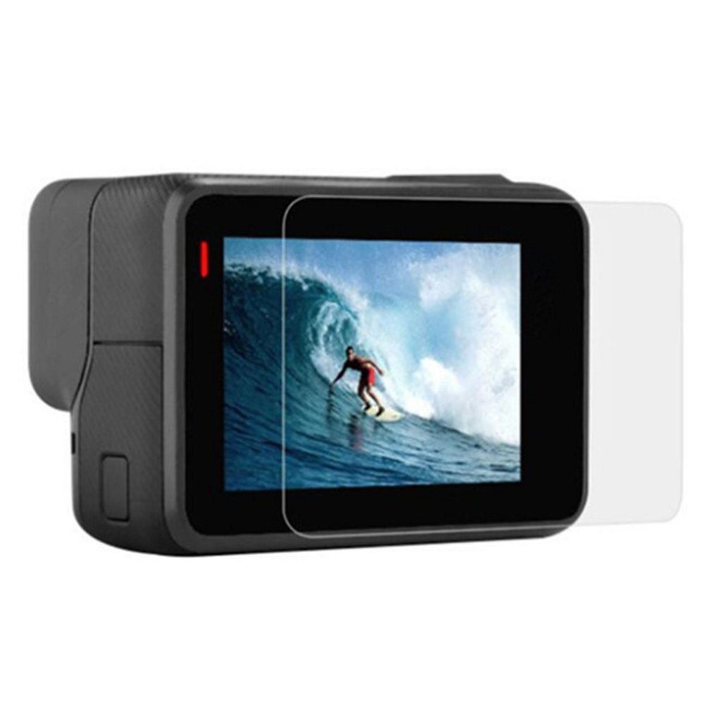 2 Stks/partij Gehard Glas Screen Protector Voor Gopro Go Pro Hero5 Hero 5 Zwart Front Camera Lens Lcd-scherm Clear beschermende Film