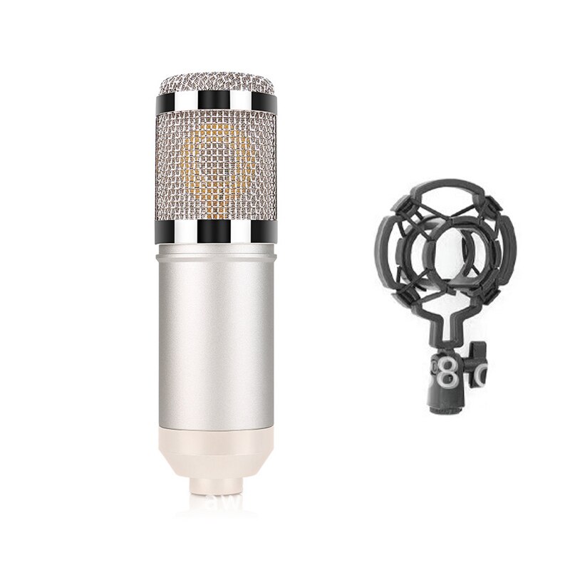 microfone bm 800 Studio Microphone Karaoke bm800 Condenser Sound Recording Microphone For computer: E