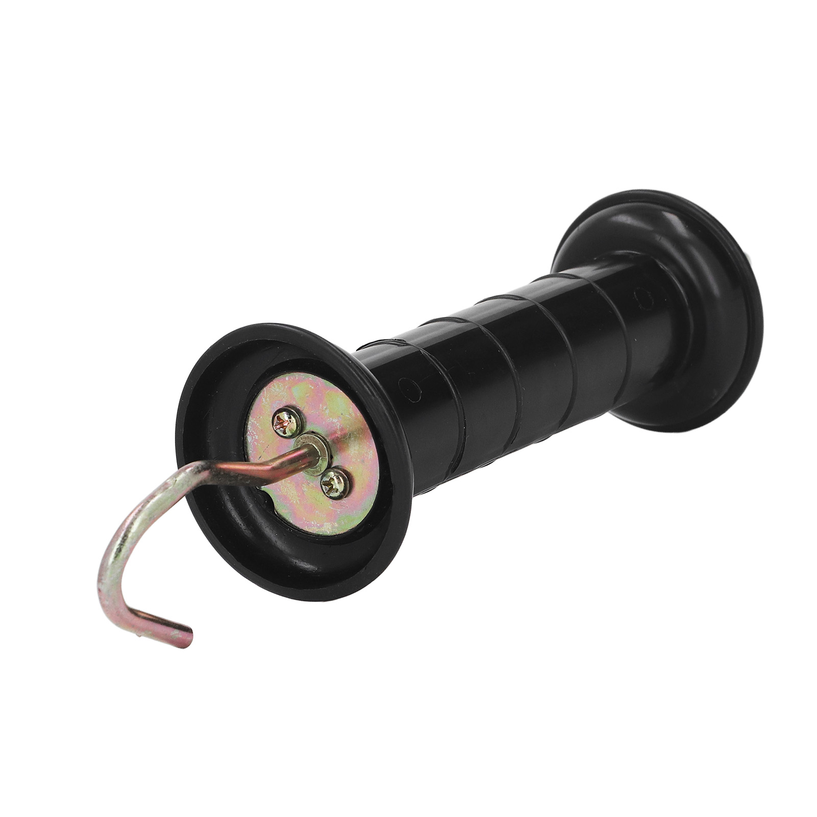 5 stk. elektrisk hegnshåndtag isoleret portgreb med metalkrog til landbrug, græsningsareal og ranch, elektronisk hegnstilbehør