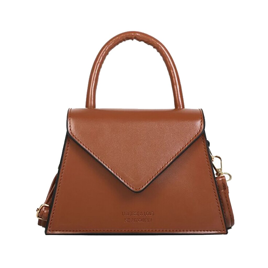 Vrouwen Schoudertas Mode Taille Tas Toevallige Mini Vierkante Zak Tassen Messenger Bags Sac Bandoulière Femme # Jsw: Brown 