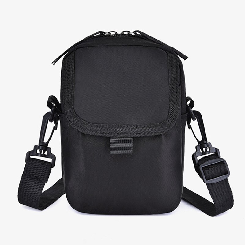 Multifonction fermeture éclair sac à bandoulière messager voyage sac Simple décontracté femmes rabat Oxford intérieur fente poche unisexe sac