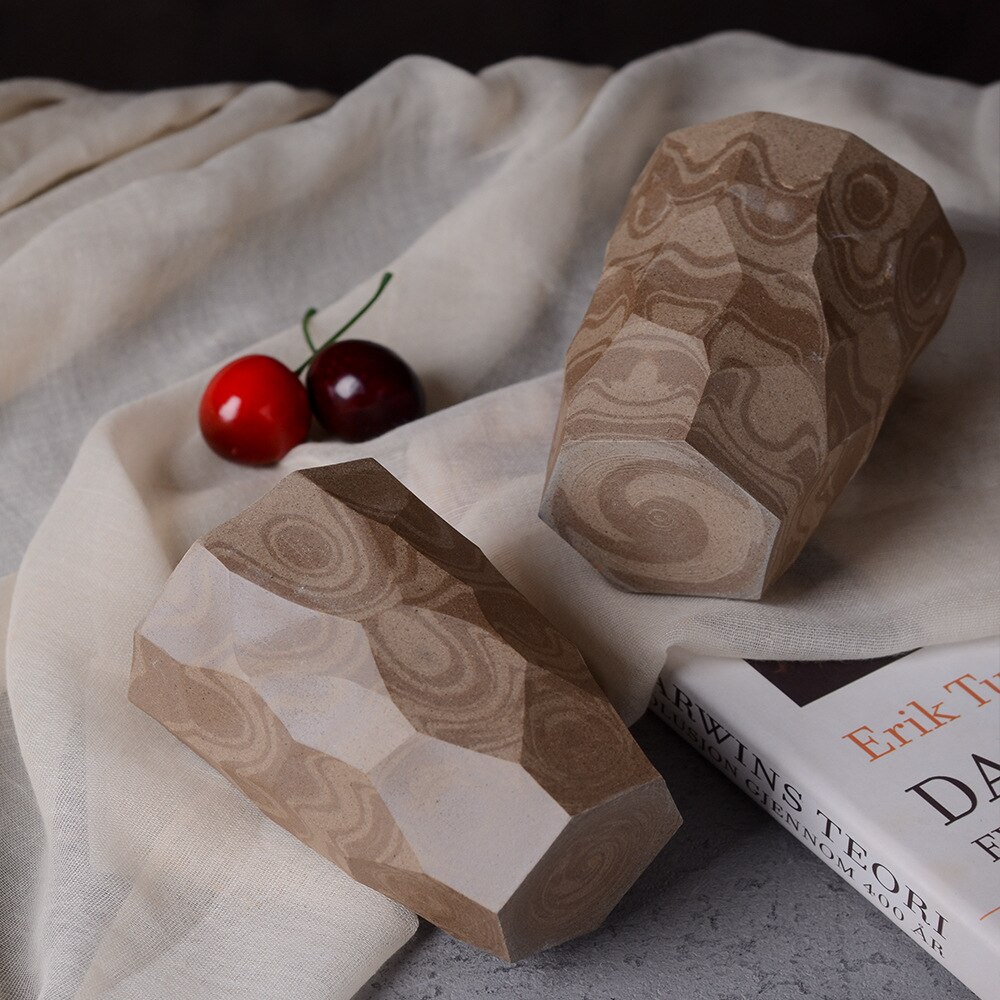 Japanese style cutting mug handmade tea cup stoneware black retro coffee cup ceramic milk tea simple personality cup