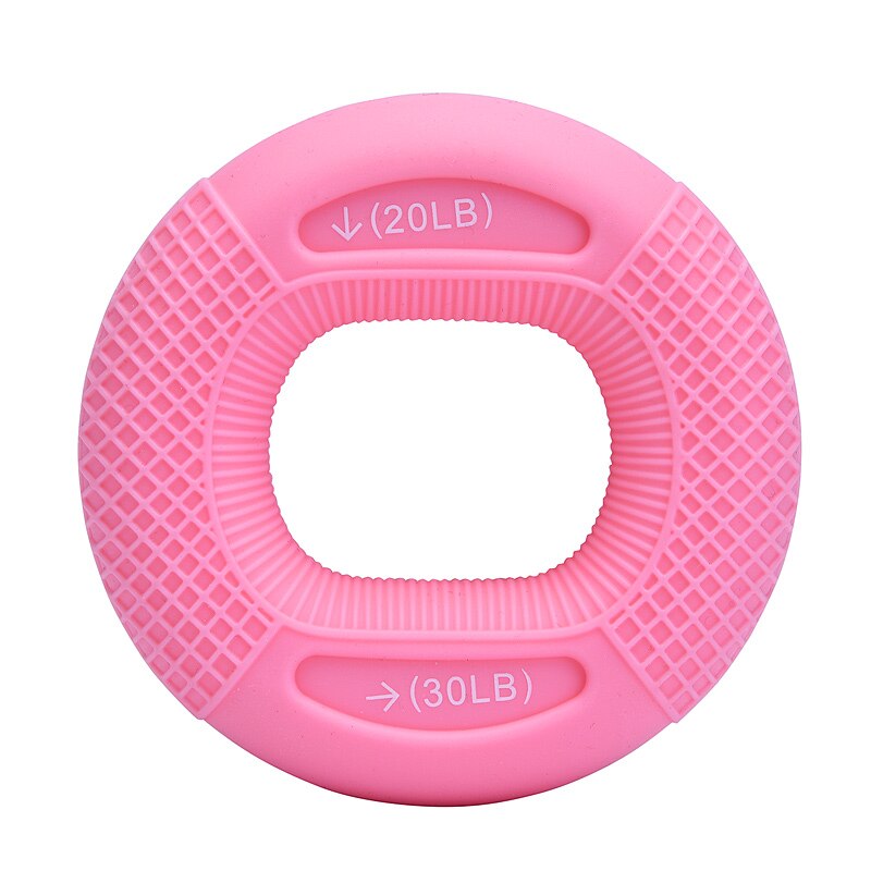 silicone Regolabile mano presa 20-80LB di Presa Anello di Barretta Avambraccio allenatore Carpale espansore muscolo allenamento Palestra per Il fitness: rosa