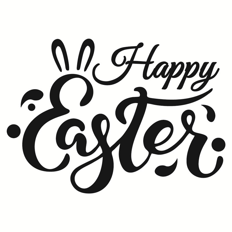 DiyArts Happy Easter Letter Metal Cutting Dies Scrapbooking For Making Cards Decorative Embossing DIY Crafts Stencils