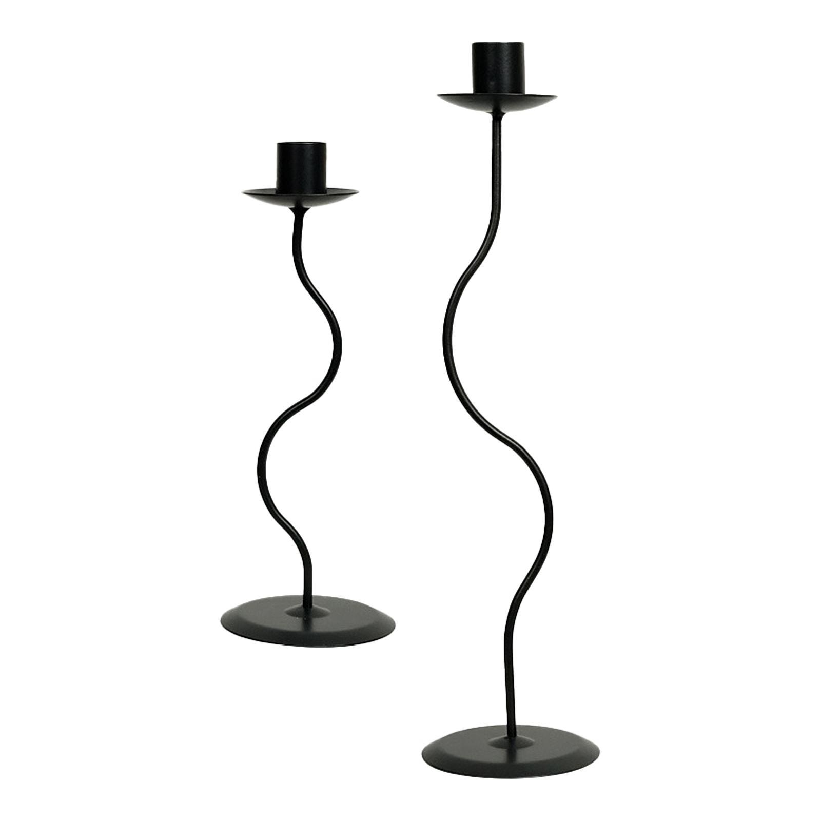 Metal Candlestick Taper Candle Holder Table Centerpiece for Bedroom