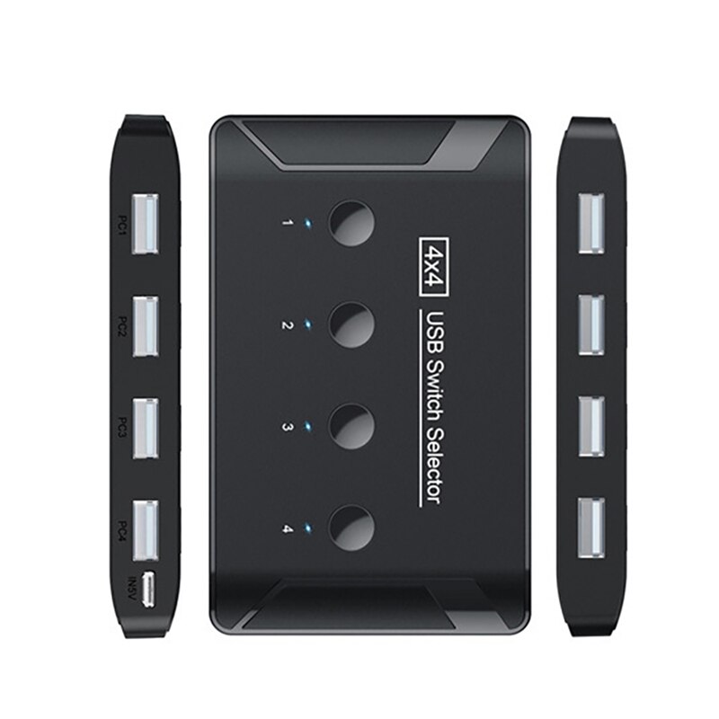 T28 Switch USB Switch 4 USB Devices Peripheral Switcher 4 Port USB