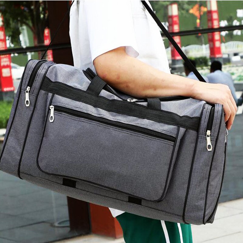 Udendørs sportstaske store duffel rejsetasker mænd fitness opbevaring håndtaske stor gym taske sport bagage skuldertaske til traving