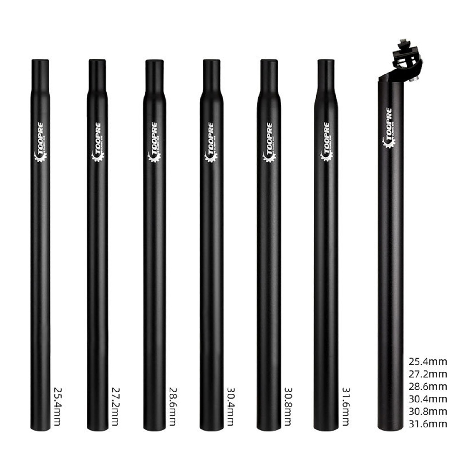 Rigid Bike Seatpost Aluminum Alloy Micro Adjust Bicycle Seat Post Rod Parts