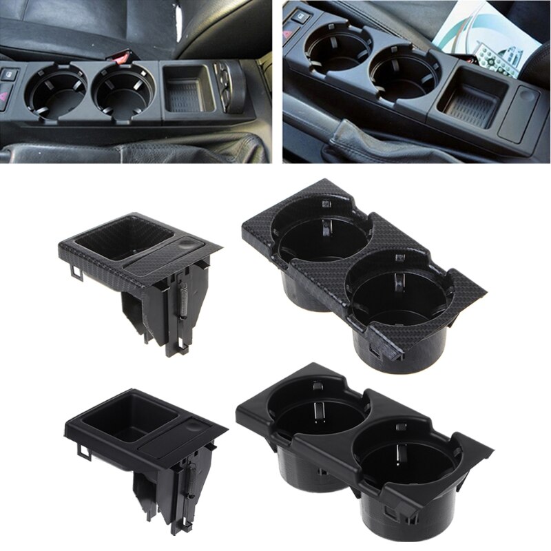 Conteneurs de porte-gobelets de bouteille de boisson de Console centrale avant pour BMW E46 série 3 270E