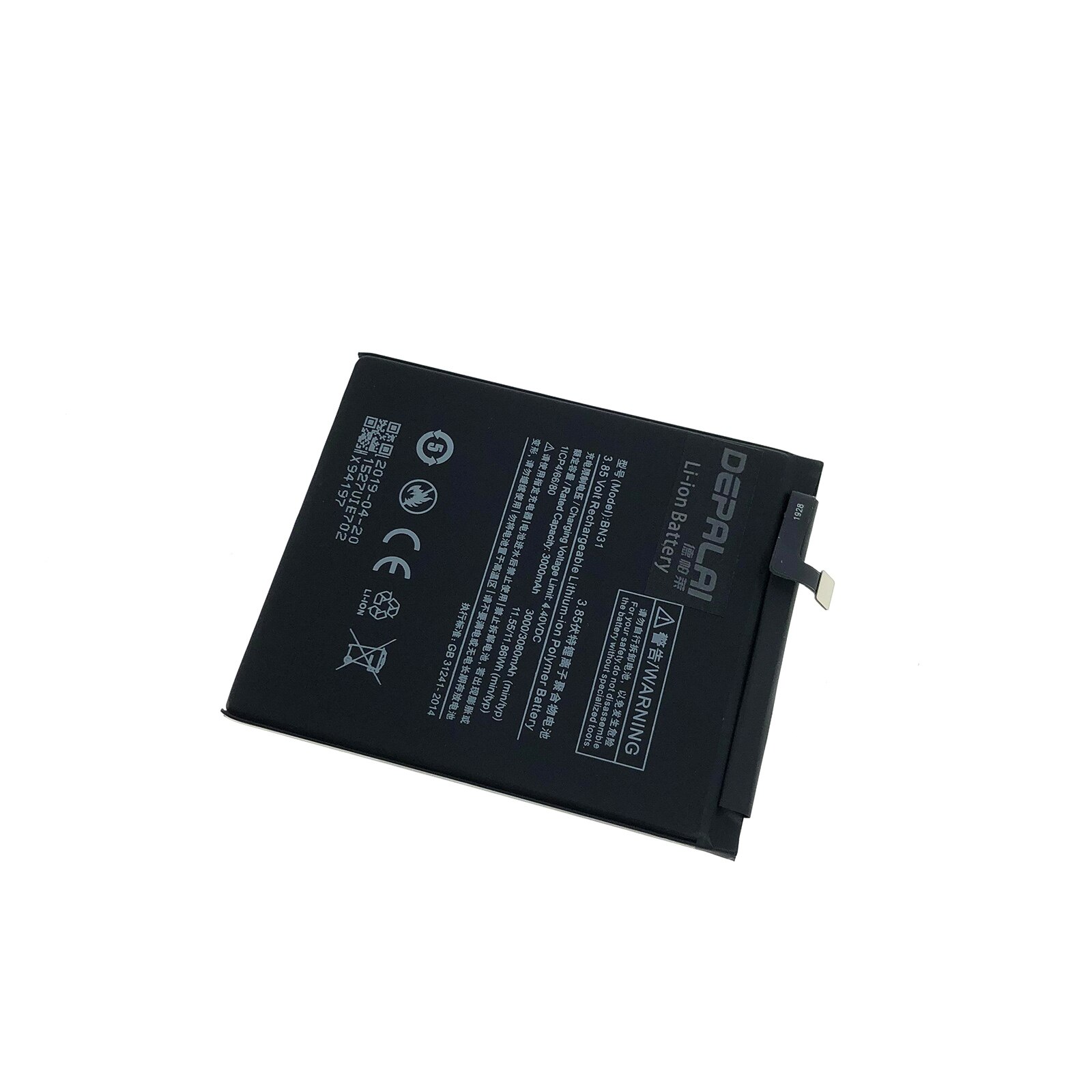 3080Mah BN31 Batterij Met Temperatuursensor Voor Xiaomi Mi 5X Mi5X \ Redmi Note 5A 5A Pro