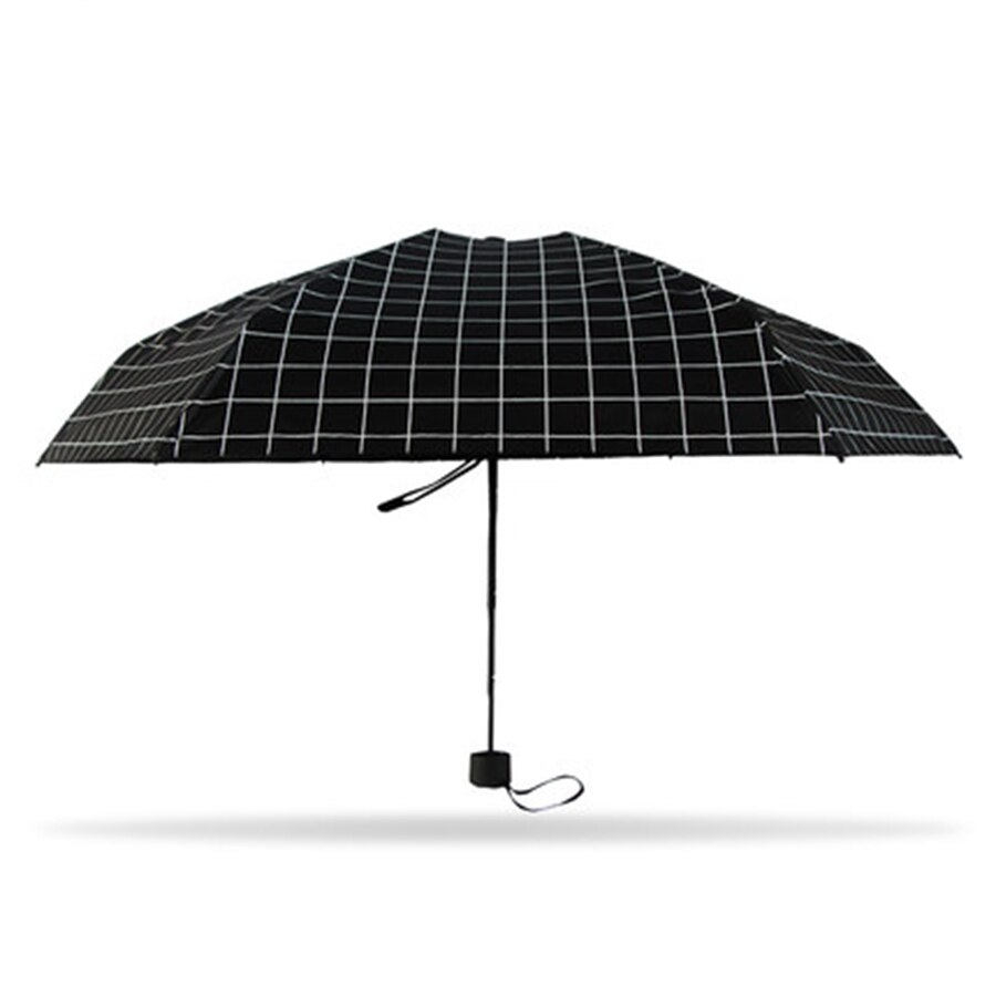 Mini sammenklappelig paraply anti sol regn damer sol vindtæt børn golf parapluie strand maleri hat automatisk dekoration  b50