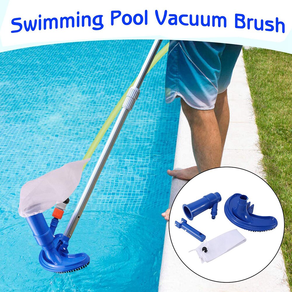 1set Swimming Pool Vacuum Cleaner Cleaning Robot Clean Electrical Spa Tub Tool Kit Pool Suction Machine Portable Pool Cleaning