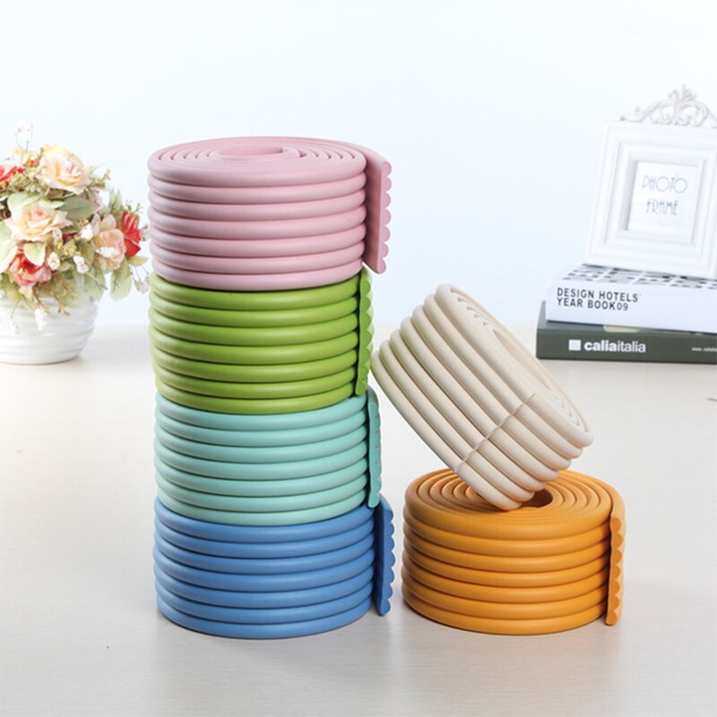 2m baby barnsäkerhet bord hörnskydd skydd barn skum stötfångare kollision breda kuddremsor glas skrivbord kant krockbygel