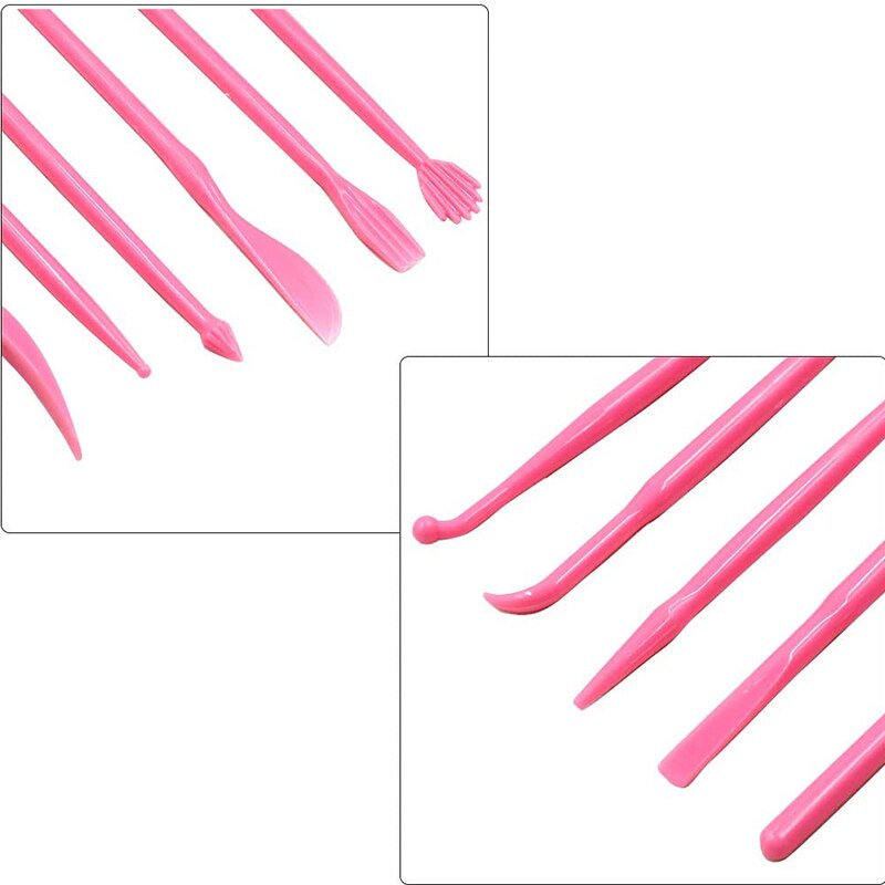 14 Pcs Set Plastic Crafts Clay Modeling Tool Pottery Carving Tools DIY Kit for Shaping Sculpting Carving