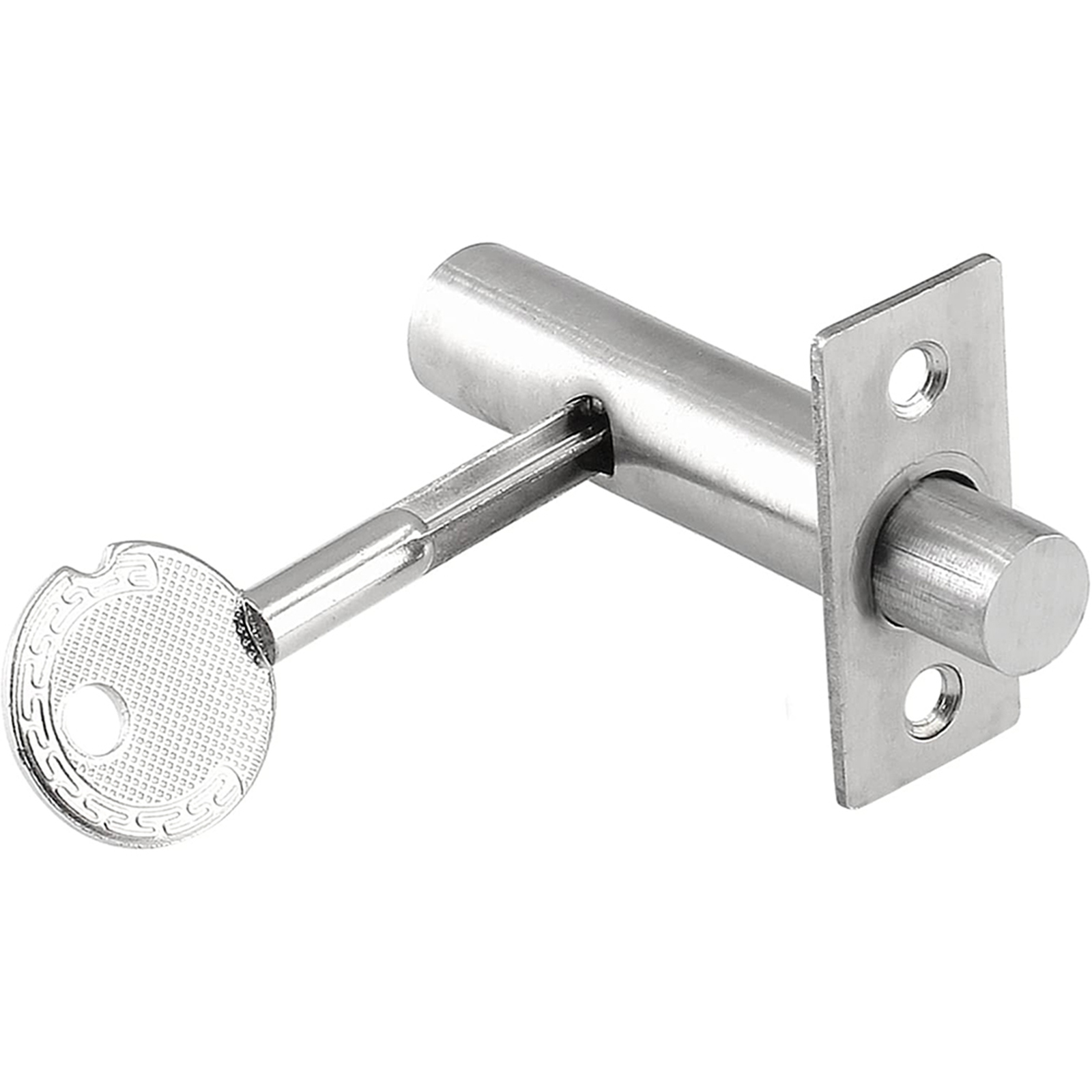 Channel Lock Tube Well Lock Access Hole Invisible Door Lock Stainless Steel Hiddens Manager Lock Well Lock Key Mortise Lock