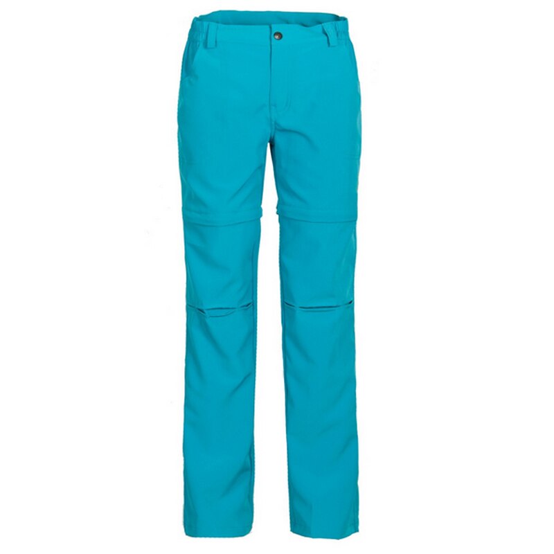 Facecozy dame vår sommer utendørs turbukser avtagbar sommer camping fiske shorts hurtigtørkende bukse dame: Innsjøblått / M