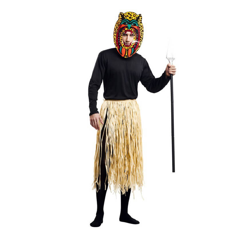 Disfraz de Africano Zulú para hombre
