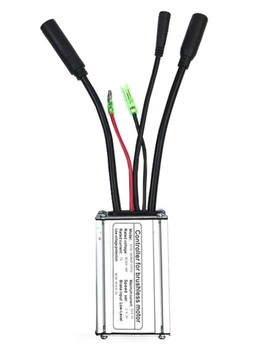 Controlador de Motor de cubo de bicicleta eléctrica, 24V/36V, 250W, 15A, sin escobillas, CC, onda sinusoidal, con derecho: Waterproof