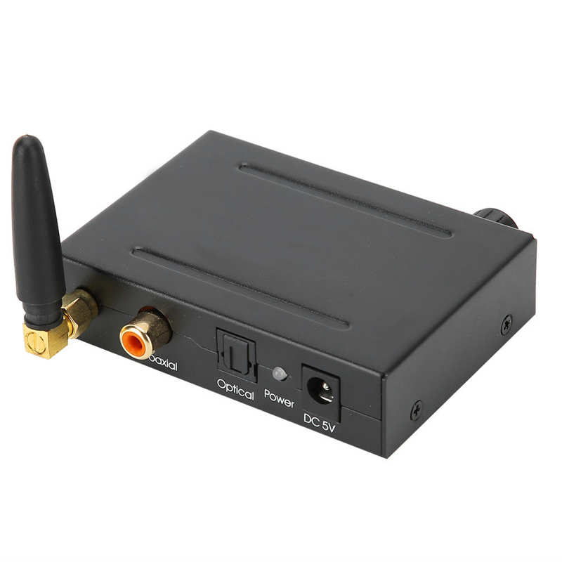 Bluetooth 5.0 192Khz Digital to Analog Decoder Optical Coaxial 3.5 L/R Sound Channel Audio Decoder for AV amplifier home theater
