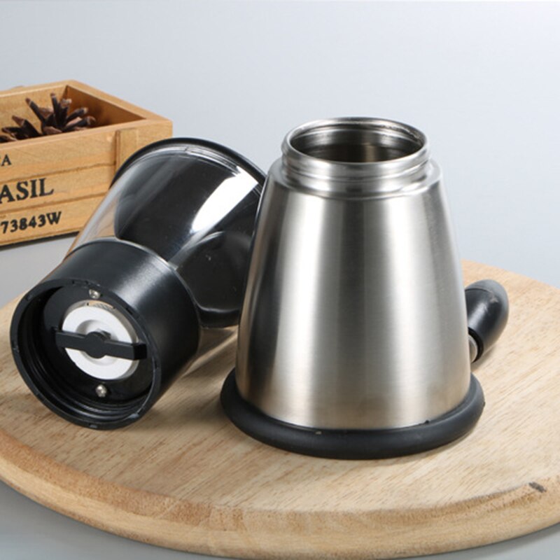 Manuel kaffekværn, hånd kaffekværn med konisk keramisk grat, foldbart håndtag, til dryp kaffe, espresso, fransk pres