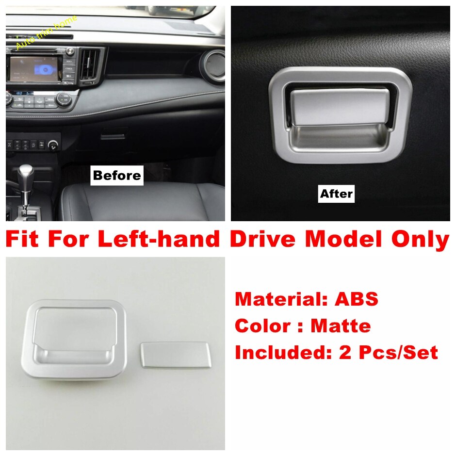 Gear Box Air AC Cup Holder Reading Lights Control Panel Cover Trim For Toyota Rav4 Rav 4 - Interior Accessories Matte: Model J