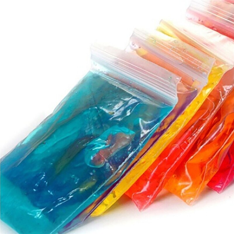 Clay slime diy krystal mudder leg gennemsigtig magisk plasticine børnelegetøj afstressende mudder fluffy floam slime  ye11.19