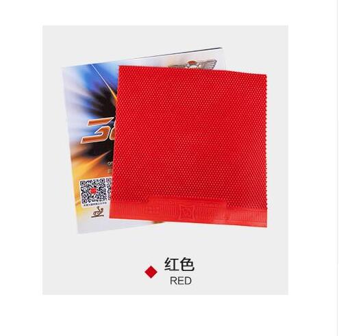 Dawei 388D-1 (Quattro) długie pestki-na zewnątrz tenis stołowy guma bez gąbki (warstwa wierzchnia, wół): czerwony z Sponge