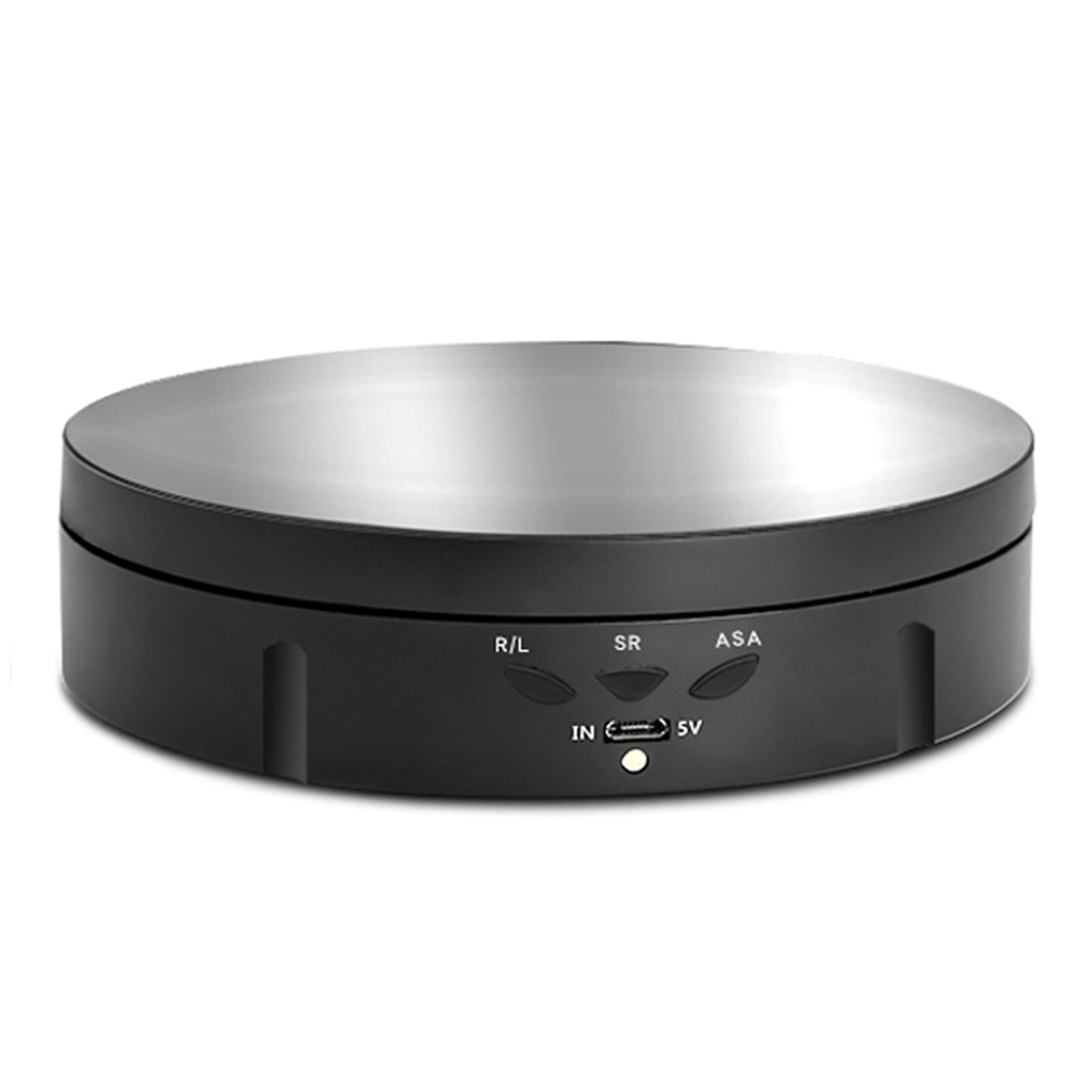 360 graders drejebord elektrisk roterende displaystand batteridrevet til fotograferingsbutik 3d modeller smykkerholder rekvisitter ur: Sort b