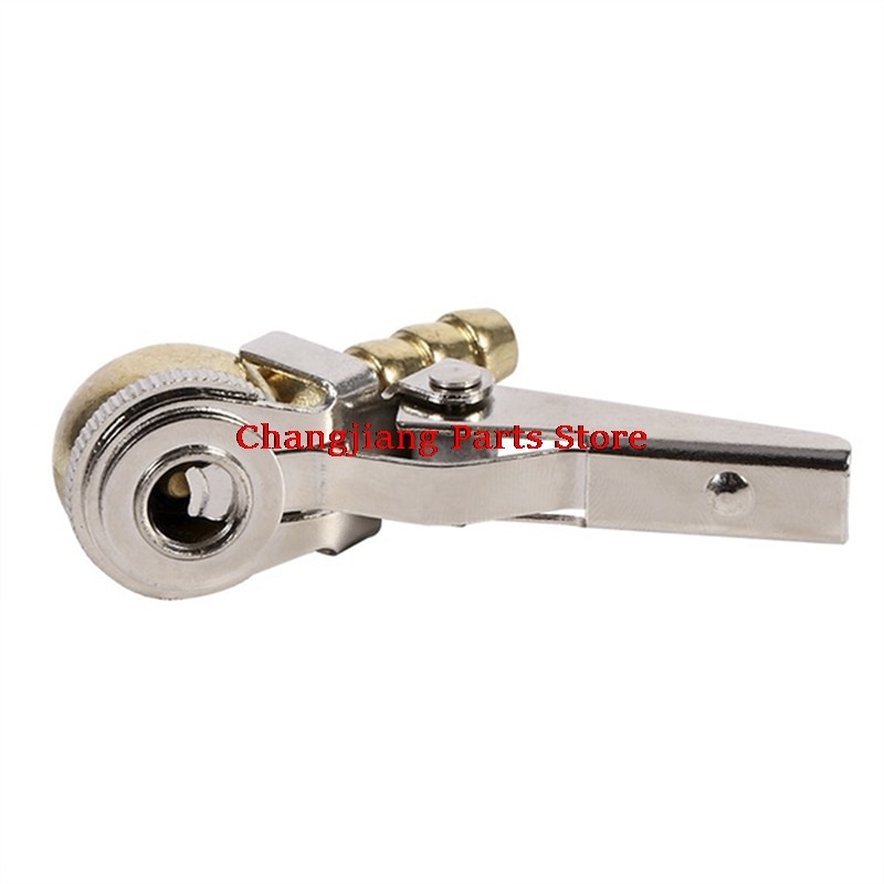 1Pc Tire Air Auto Tire Inflator Met Clip Voor Auto Band Reparatie Tools Chuck Inflator Gauge Messing Bal Auto