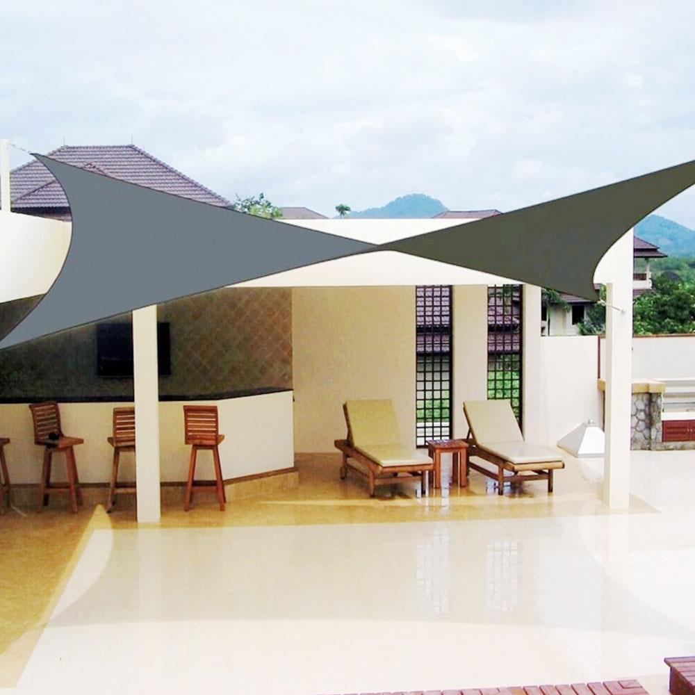 Shade Canopy Gazebo Shade Sail Awning Practical Durable Portable 3-4 People Oxford Cloth UV Waterproof Outdoors Camp