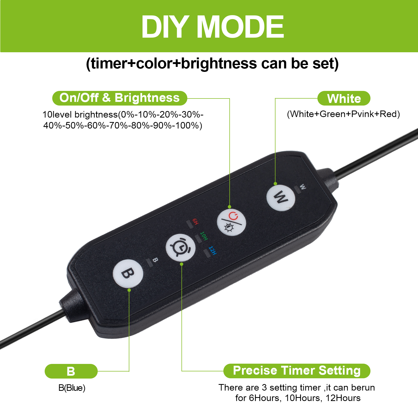 30-60cm- tommers akvarium dimbar belysning led-lys med timer og av/på-minnefunksjon fisketank plantevekst lys 100-240v