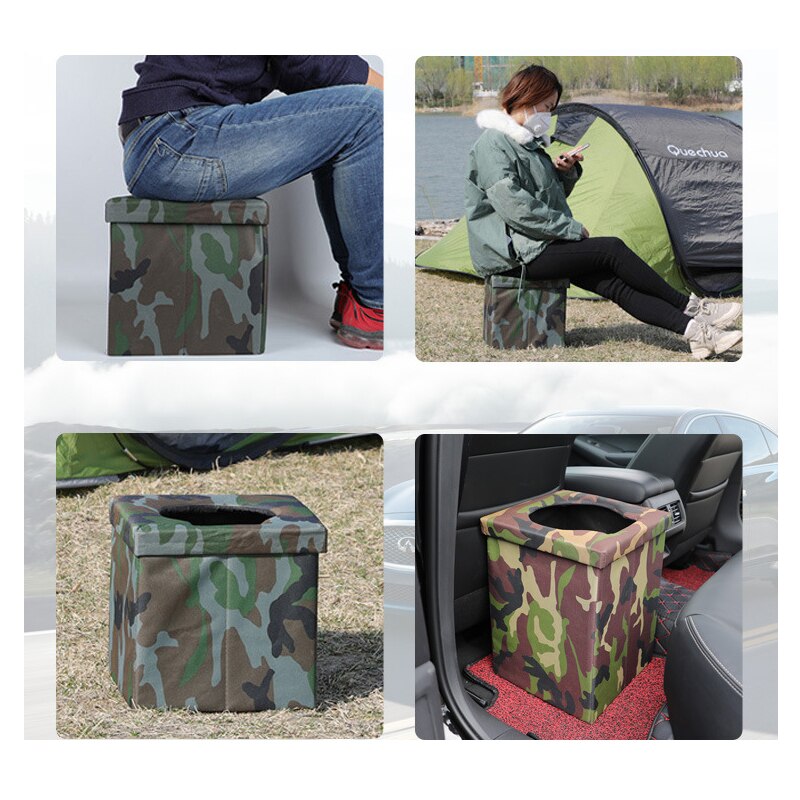 Portable Travel Folding Toilet Car Potty Toilet Vehicular Urinal Urinal Mobile Seat With Cover For Camping Hiking Long Trip