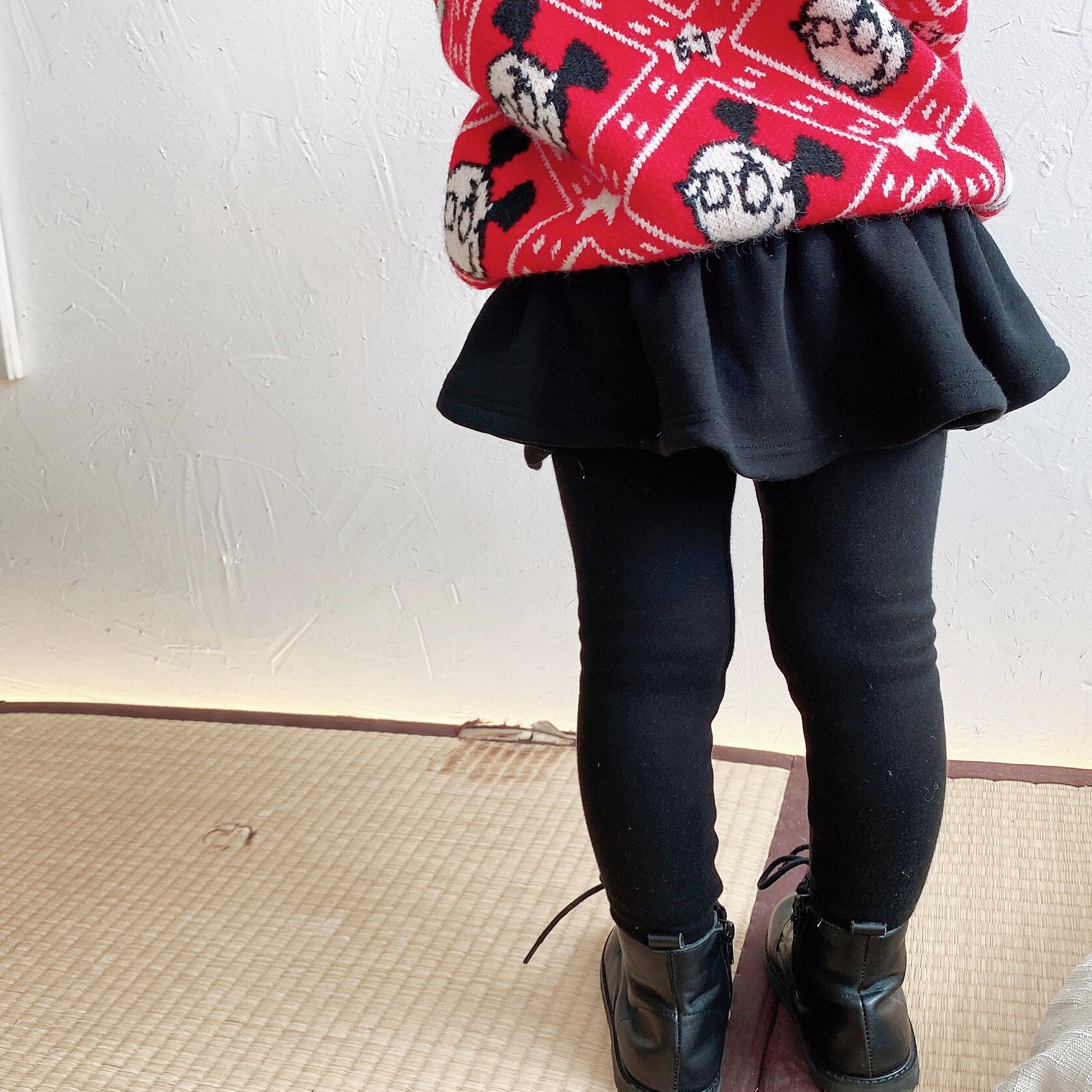 Lämpimät lasten tytöt culottes leggingsit röyhelöillä tutu hame housut housuhame talvi syksy 1-6y lasten vaatteet