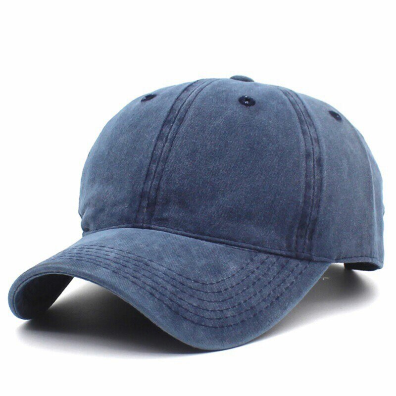 Solida färger bomull baseball kepsar klassisk vintage pappa hatt män kvinnor justerbar mössa snapback street stil hatt: 6