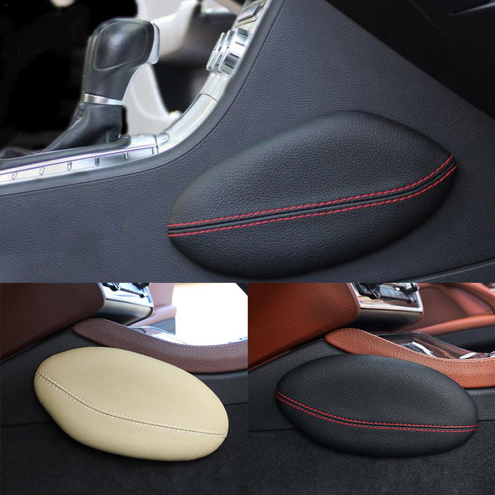 Car Leg Cushion Knee Pad Support Pillow Leg Support Car Seat Cushion Leather Leg Cushion Knee Pad Thigh Support Pillow Interior