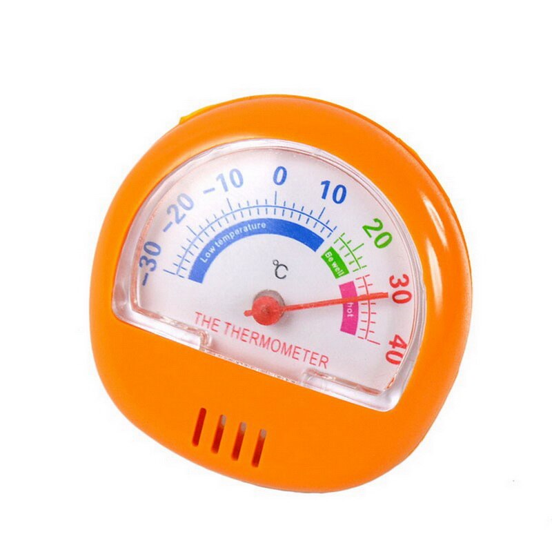 3 In 1 Temperature Humidity Gauge Indicator Wall Hanging Weather Station Barometer Thermometer Hygrometer: orange
