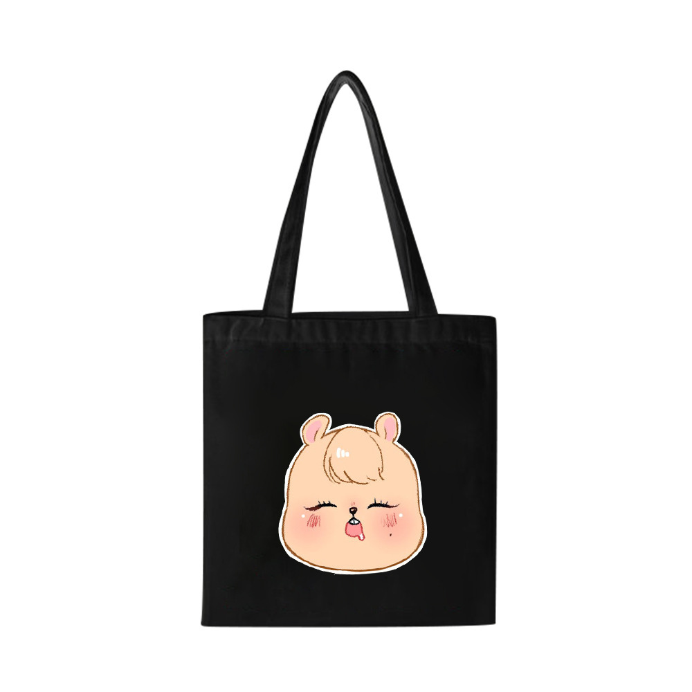 Stray Kids Tote Bags SKZOO Canvas Shoulder Bag HAN BANG CHAN CHANGBIN FELIX SEUNGMIN HYUNJIN LEE KNOW Shopper Bolsas Handbag: 14