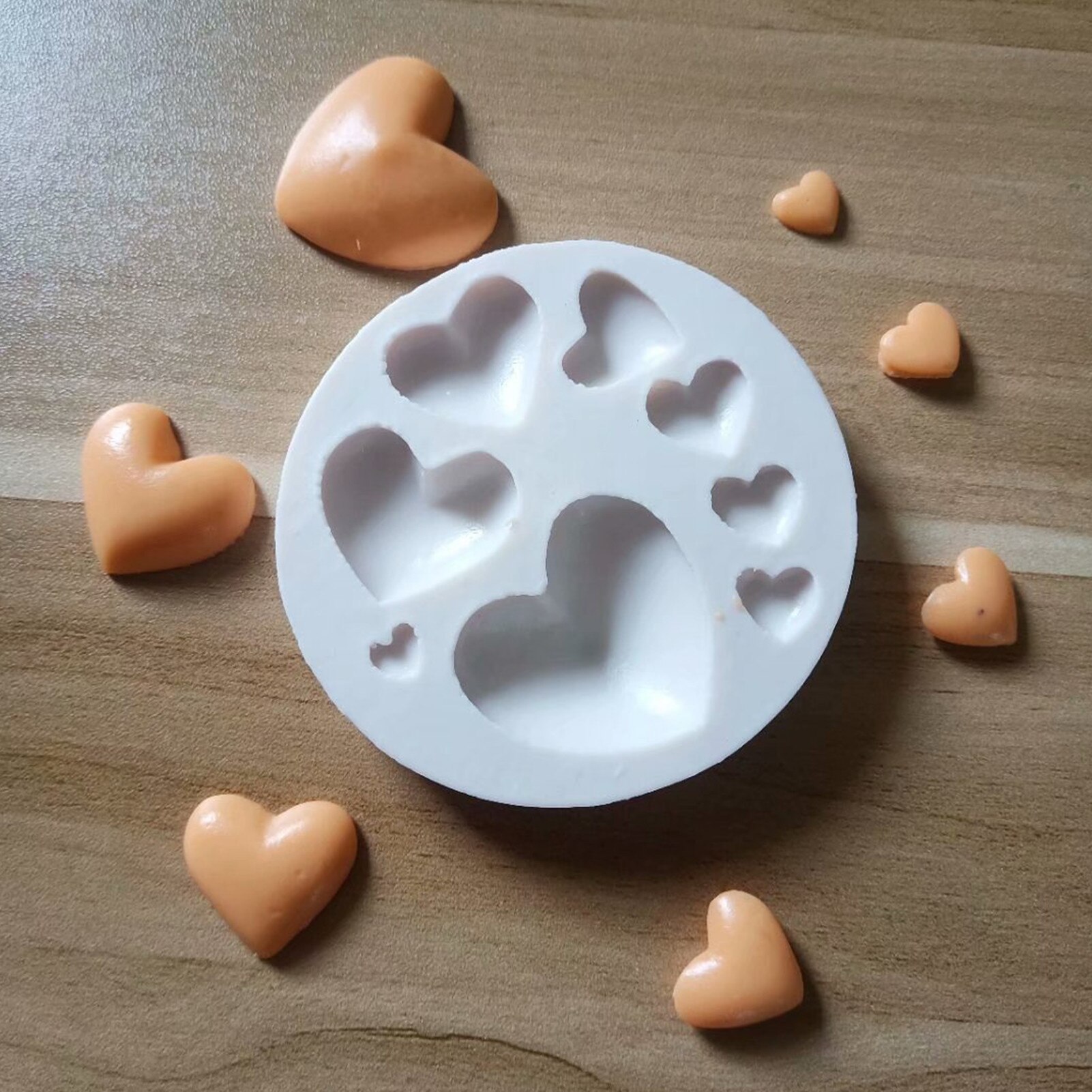 Beer Siliconen Mal Fondant Cake Decoratie Tool Handgemaakte Zeep Mal Van Klei Valentijnsdag Liefde Beer Vloeibare Siliconen Mal