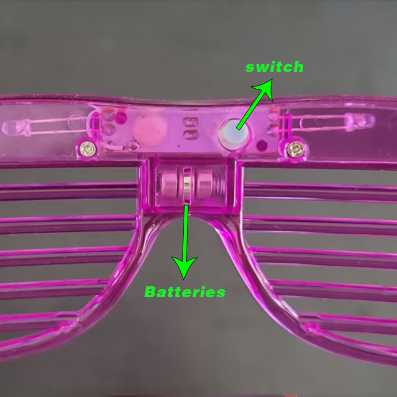 10/20/30/50 Pcs Glow in the Dark Led Glasses Light Up Sunglasses Party Favors Glow Glasses Adults Party Supplies