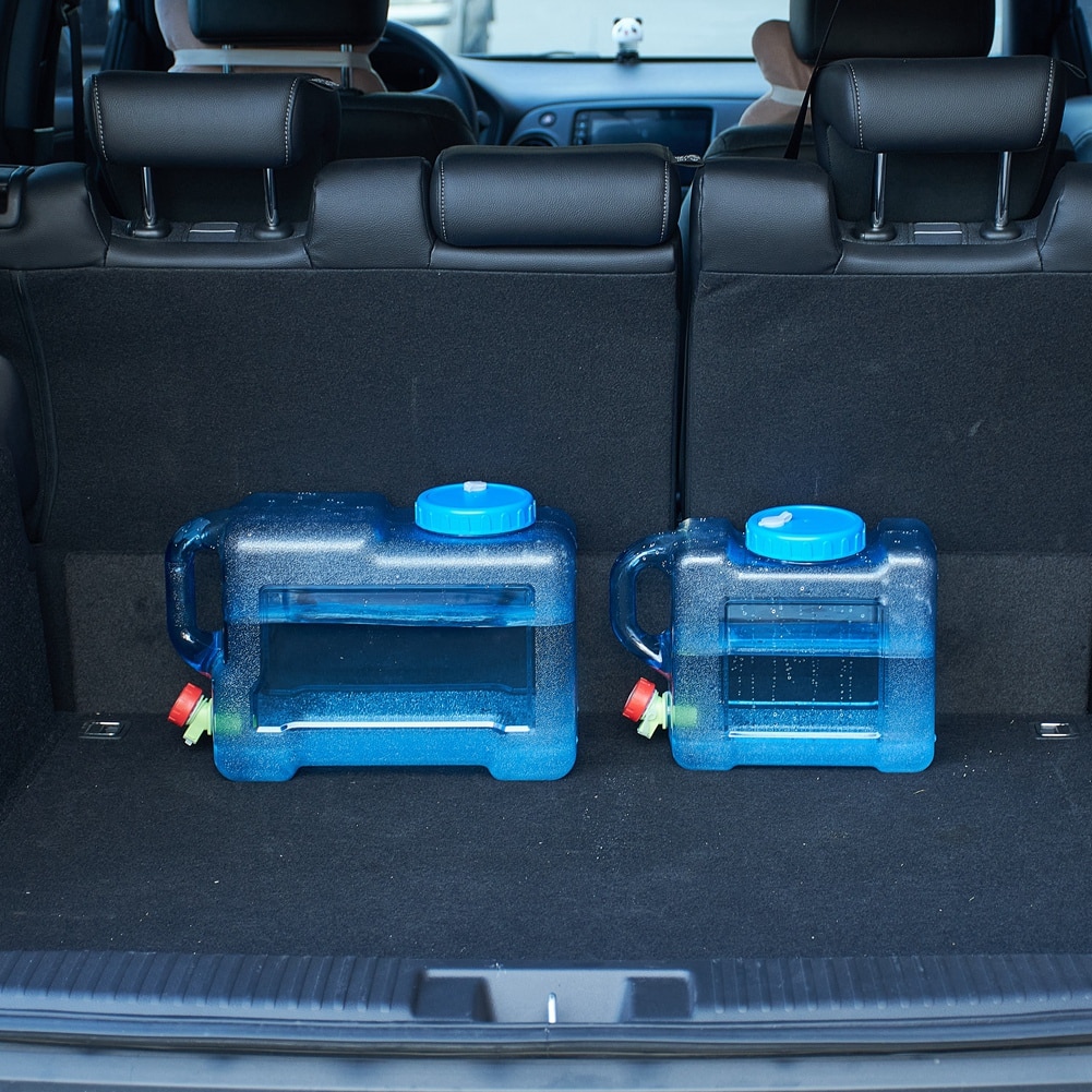 5 Litre 5L Car Camping Water Container Carriers Bottle Jerry Can with Tap Food Grade PC