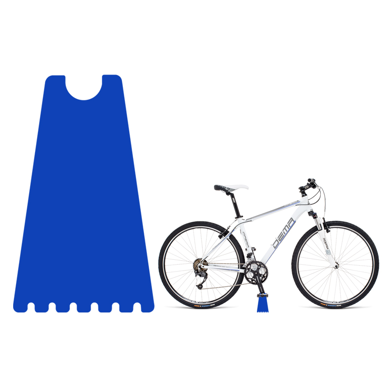 Support de vélo Portable pour Brompton, réglage, nettoyage, réparation, accessoires de vélo de montagne, Support en acrylique transparent: Bleu